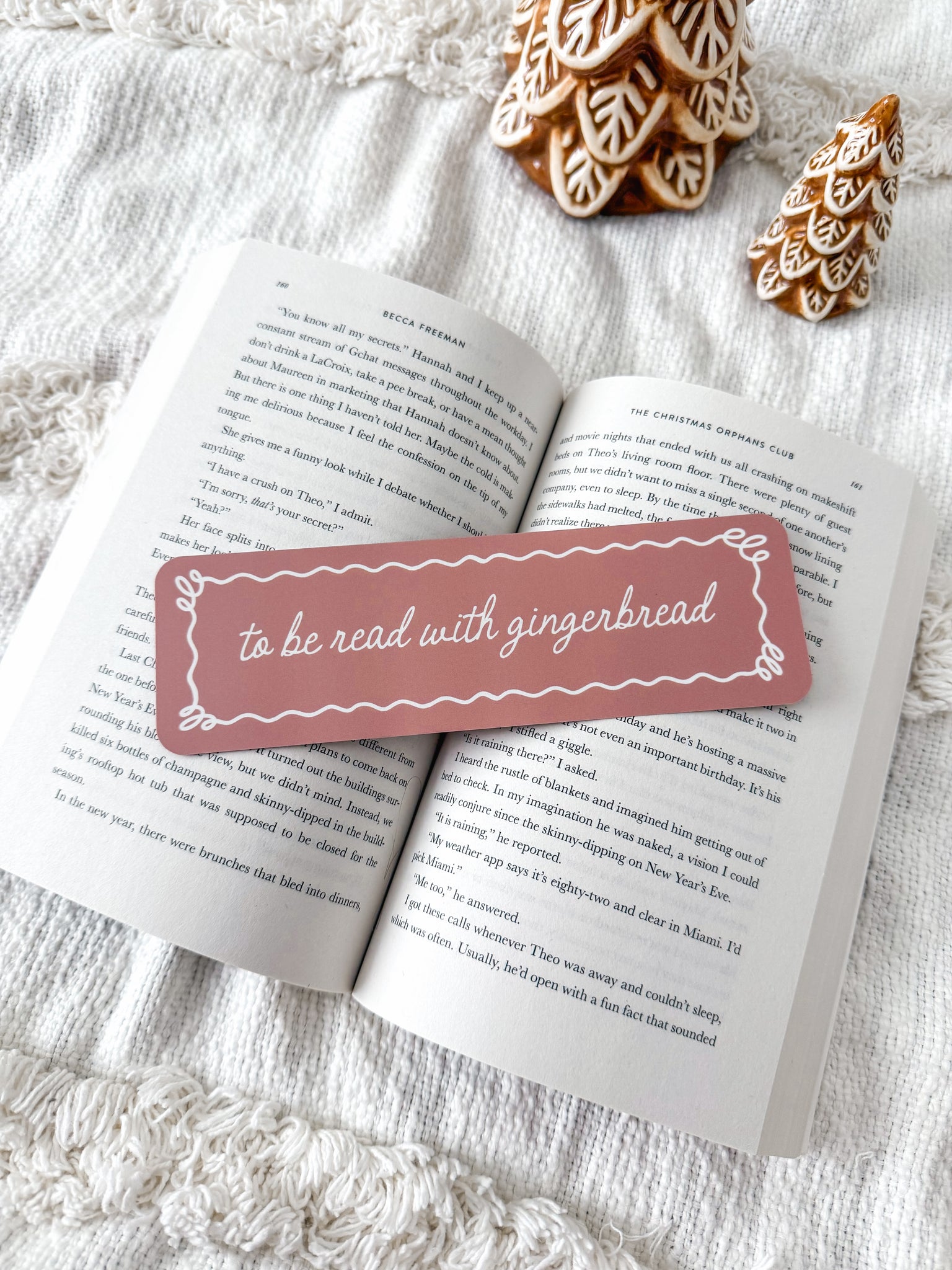 Gingerbread Holiday Bookmarks