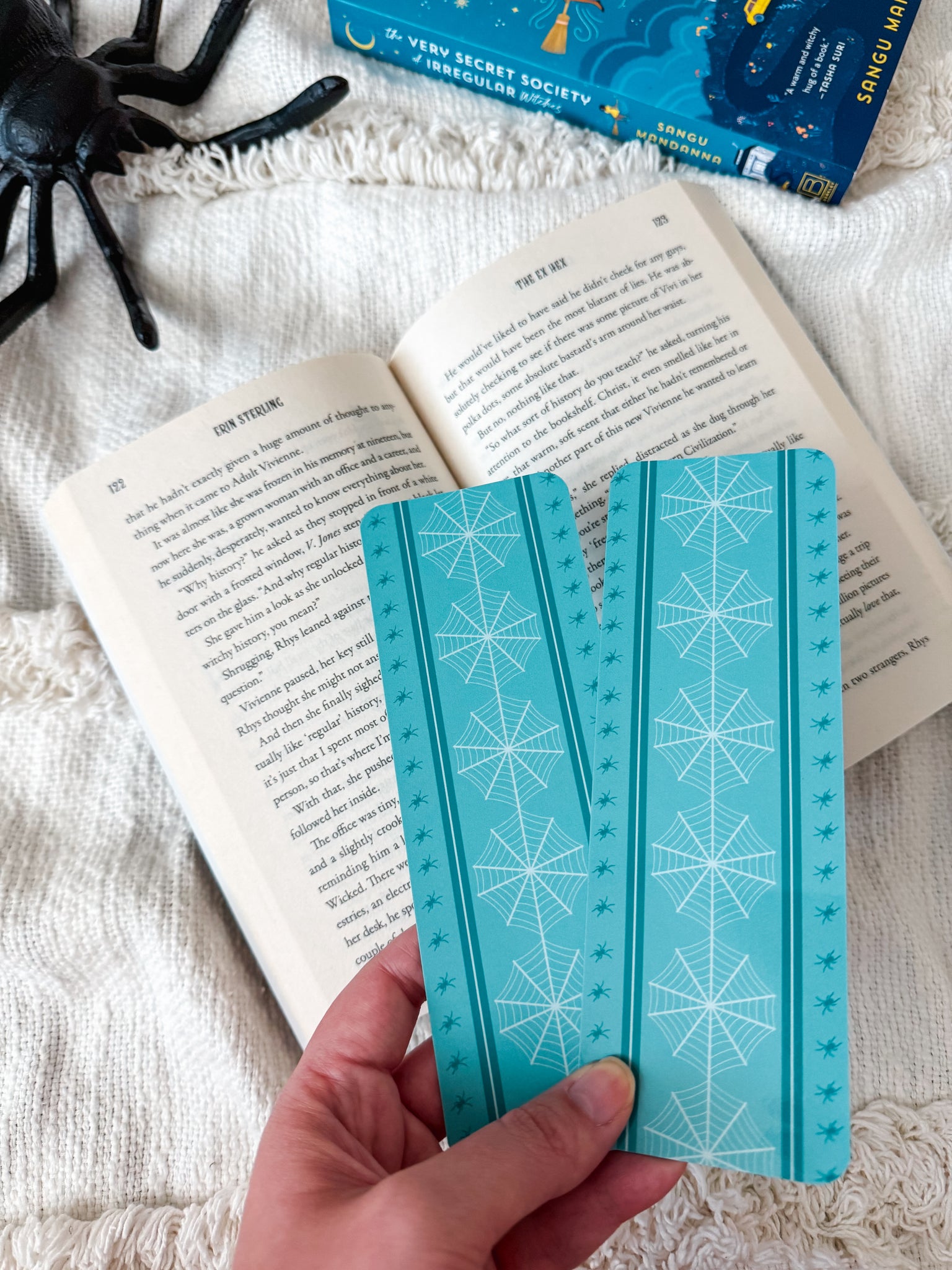 Colored Cobwebs Bookmarks